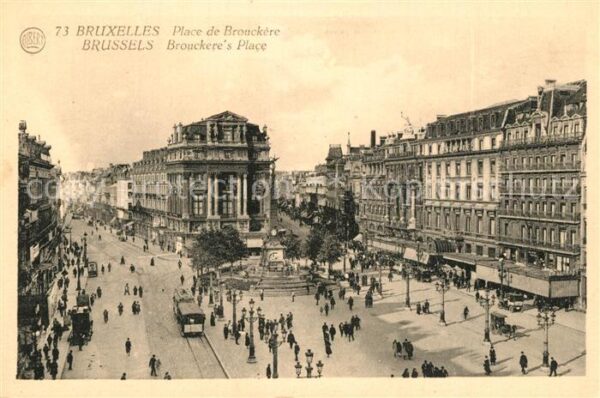 Bruxelles Bruessel Place de Brouckère Monument Anspach