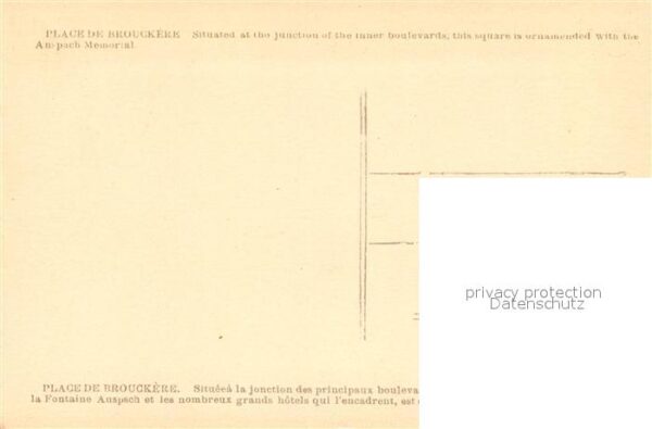 Bruxelles Bruessel Place de Brouckère Monument Anspach – Bild 2