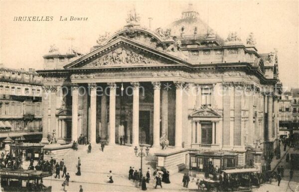 Bruxelles Bruessel La Bourse Börse