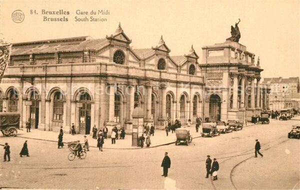 Bruxelles Bruessel Gare du Midi Bahnhof