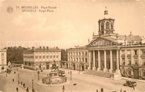 Bruxelles Bruessel Place Royale Monument