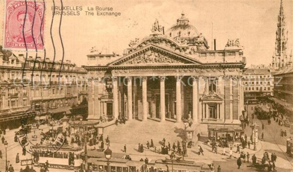 Bruxelles Bruessel La Bourse Börse