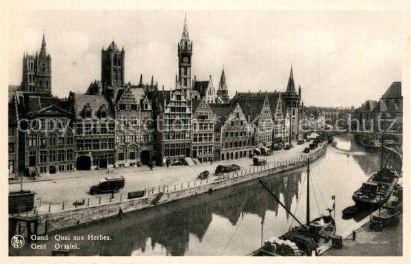 Gand Belgien Quai aux Herbes