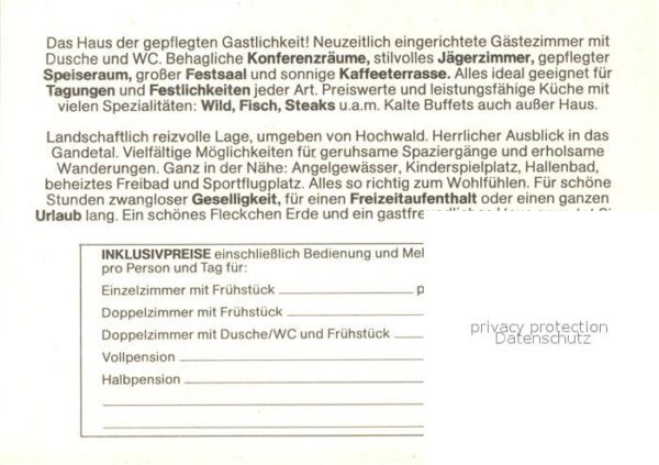 Orxhausen Hotel Restaurant Gasthaus Grüner Jäger – Bild 2