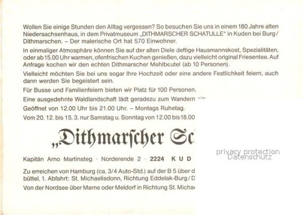 Kuden Dithmarscher Schatulle Privatmuseum – Bild 2