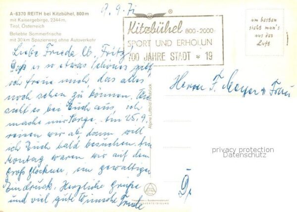 Reith Kitzbuehel mit Kaisergebirge Fliegeraufnahme – Bild 2