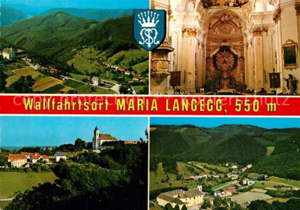 Maria Langegg Kloster Panorama Wallfahrtsort Fliegera
