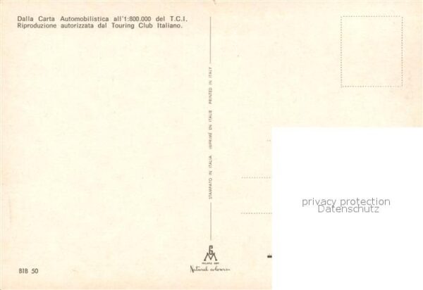 Bibione Carta Automobilistica Landkarte Küste S – Bild 2