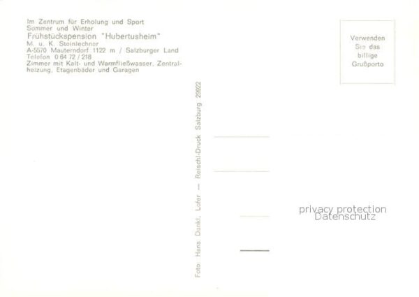 Mauterndorf Pension Hubetusheim Schloss – Bild 2