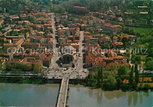 Torino Veduta aerea della Chiesa Gran Madre