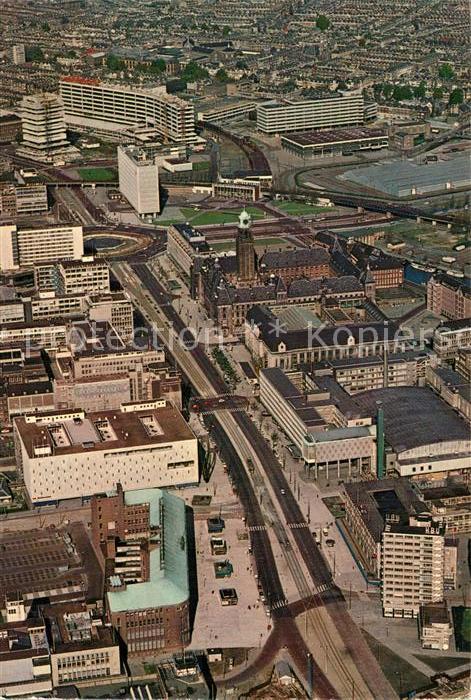 Rotterdam Coolsingel aerial view