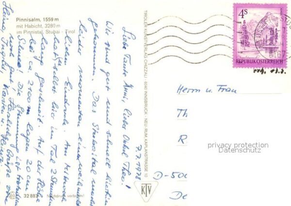 Pinnisalm mit Habicht Pinnistal Stubaier Alpen Al – Bild 2