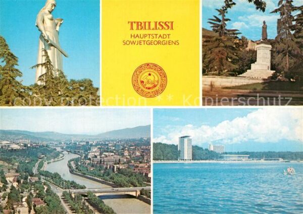 Tbilissi Ehrenmal Mutter Georgien Schota Rustawe