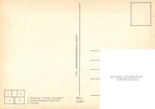 Tbilissi Ehrenmal Mutter Georgien Schota Rustawe – Bild 2