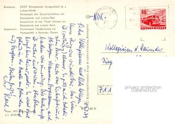Budapest SZOT Rozsadombi Gyogyüdülö es a Lukacs – Bild 2