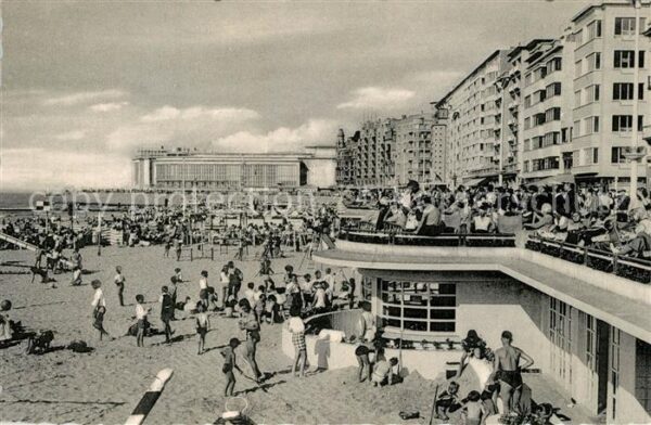 Ostende Oostende Le Kursaal et la Plage