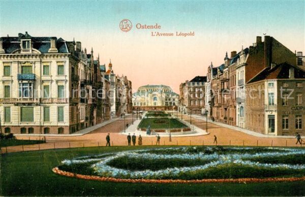 Ostende Oostende Avenue Léopold Serie 28 No. 7