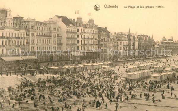 Ostende Oostende La Plage et les grands Hotels