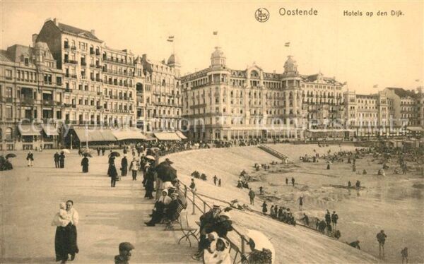 Oostende Ostende Hotels op den Dijk La Digue et les Hote