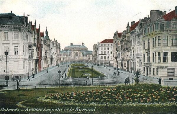 Ostende Oostende Avenue Léopold et le Kursaal