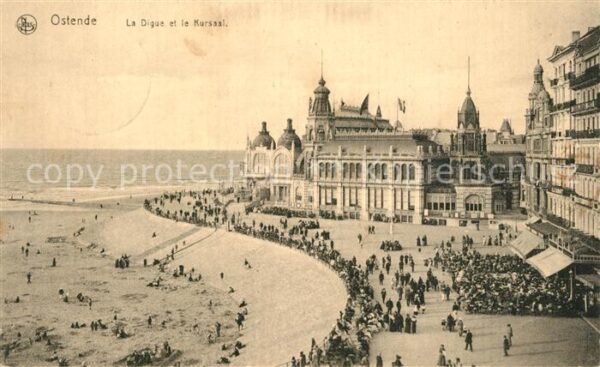 Ostende Oostende La Digue et le Kursaal
