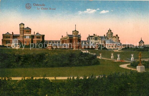 Ostende Oostende Le Châlet Royal et jardin