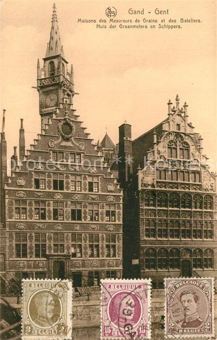 Gand Belgien Maisons des Mesureurs de Grains et des