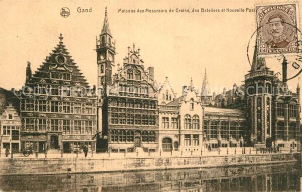 Gand Belgien Maisons des Mesureurs de Grains des Bat