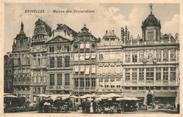 Bruxelles Bruessel Maison des Corporations Gildehäuser