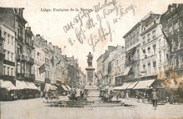 Liege Luettich Fontaine de la Vierge