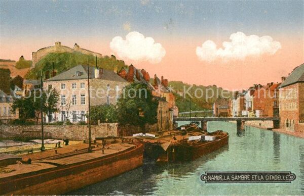 Namur Wallonie La Sambre et la Citadelle