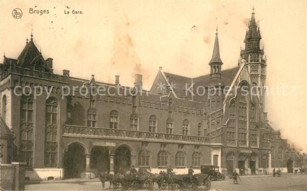 Bruges BRUGGE Belgie La Gare Bahnhof