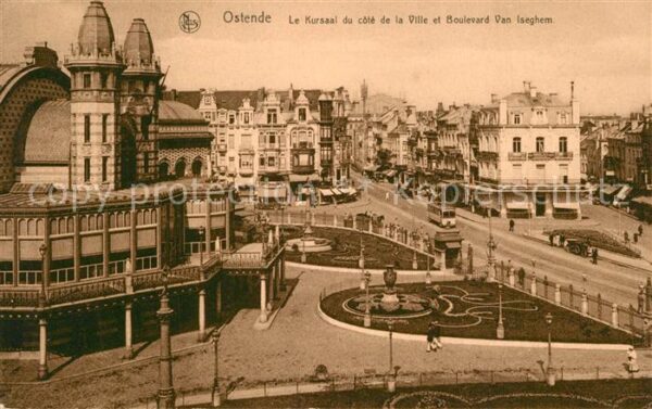 Ostende Oostende Le Kursaal Boulevard Van Iseghem
