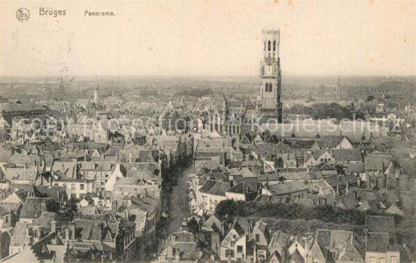 Bruges BRUGGE Belgie Panorama Serie 12 No. 4