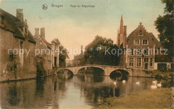 Bruges BRUGGE Belgie Pont du Béguinage Serie Bruges No. 8
