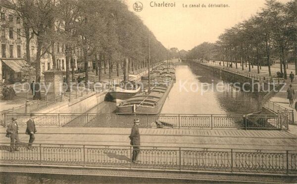 Charleroi Wallonie Canal de dérivation