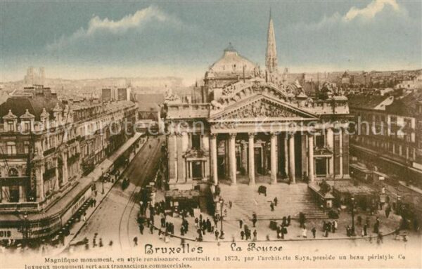 Bruxelles Bruessel La Bourse Börse