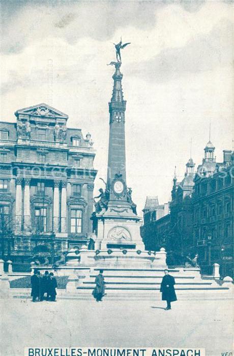 Bruxelles Bruessel Place de Brouckère Monument Anspach