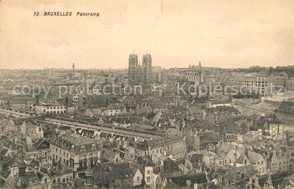 Bruxelles Bruessel Panorama