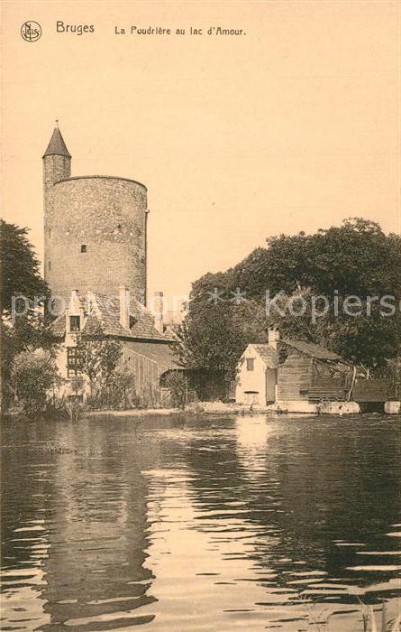 Bruges BRUGGE Belgie la Poudrière au Lac d_Amour Serie 12 No