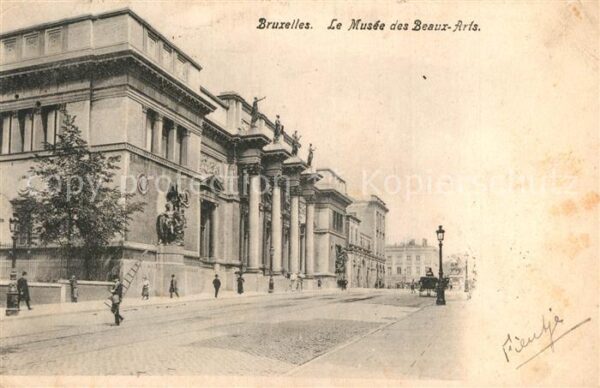 Bruxelles Bruessel Le Musee des Beaux Arts Kunstmuseum