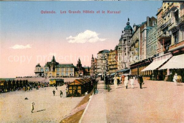 Ostende Oostende Les Grands Hotels et le Kursaal