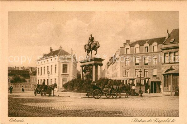 Ostende Oostende Statue de Léopold Monument