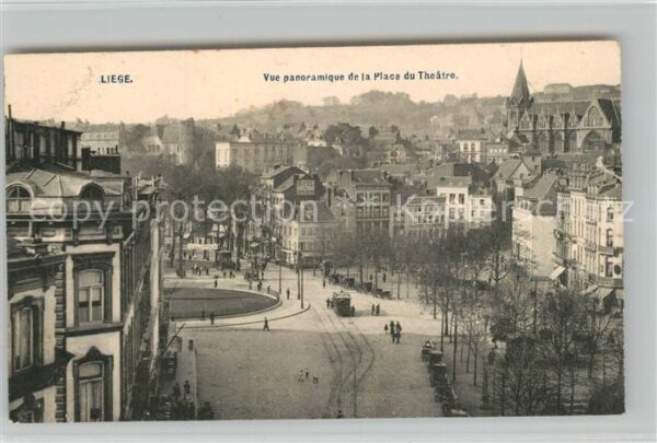 Liege Luettich Place du Théâtre