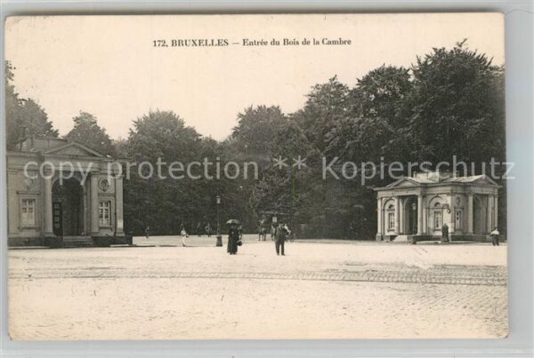 Bruxelles Bruessel Entrée du Bois de la Cambre