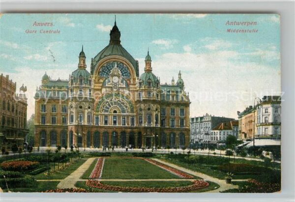 Anvers Antwerpen La Gare Centrale Hauptbahnhof