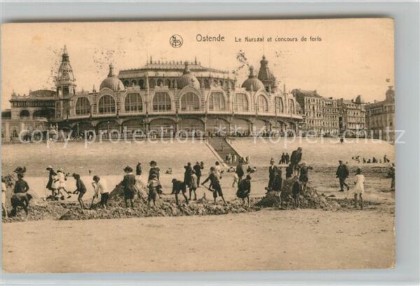 Ostende Oostende Le Kursaal et concours de forts