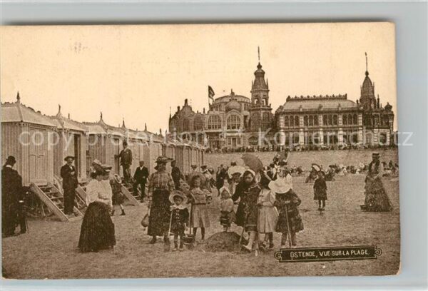 Ostende Oostende Vue sur la plage