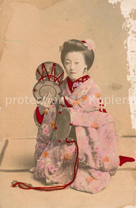 Japan Junge Frau Japanische Tracht