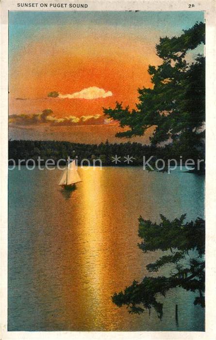Puget Sound Sunset Nature